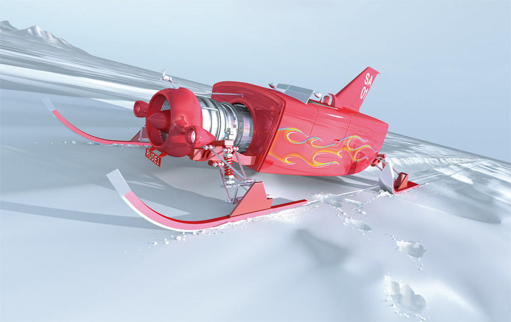 Creative photo-montage of a bull and bear in a boxing ring